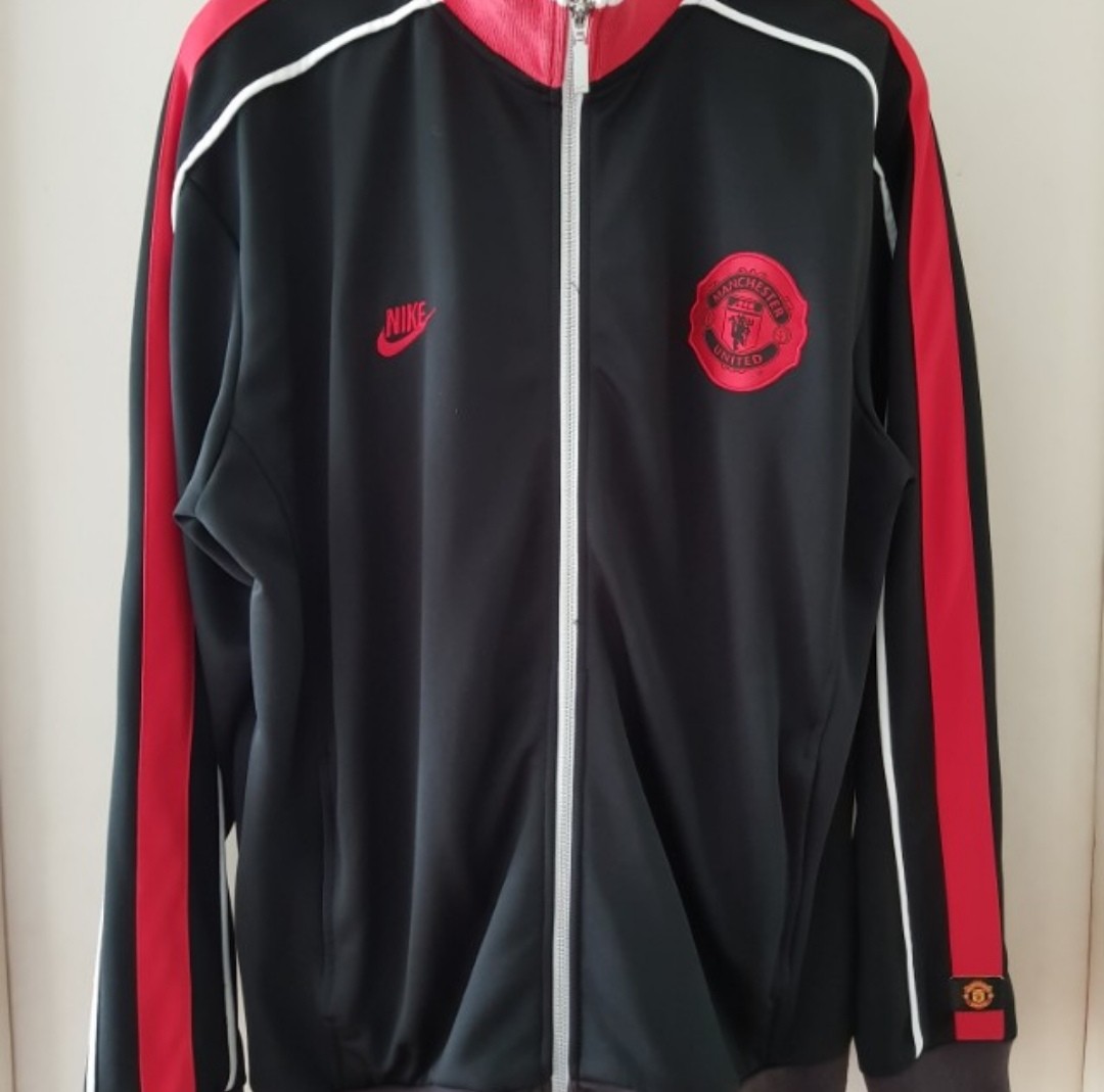 Nike X Manchester United Track Jacket Men S Fashion Clothes On Carousell