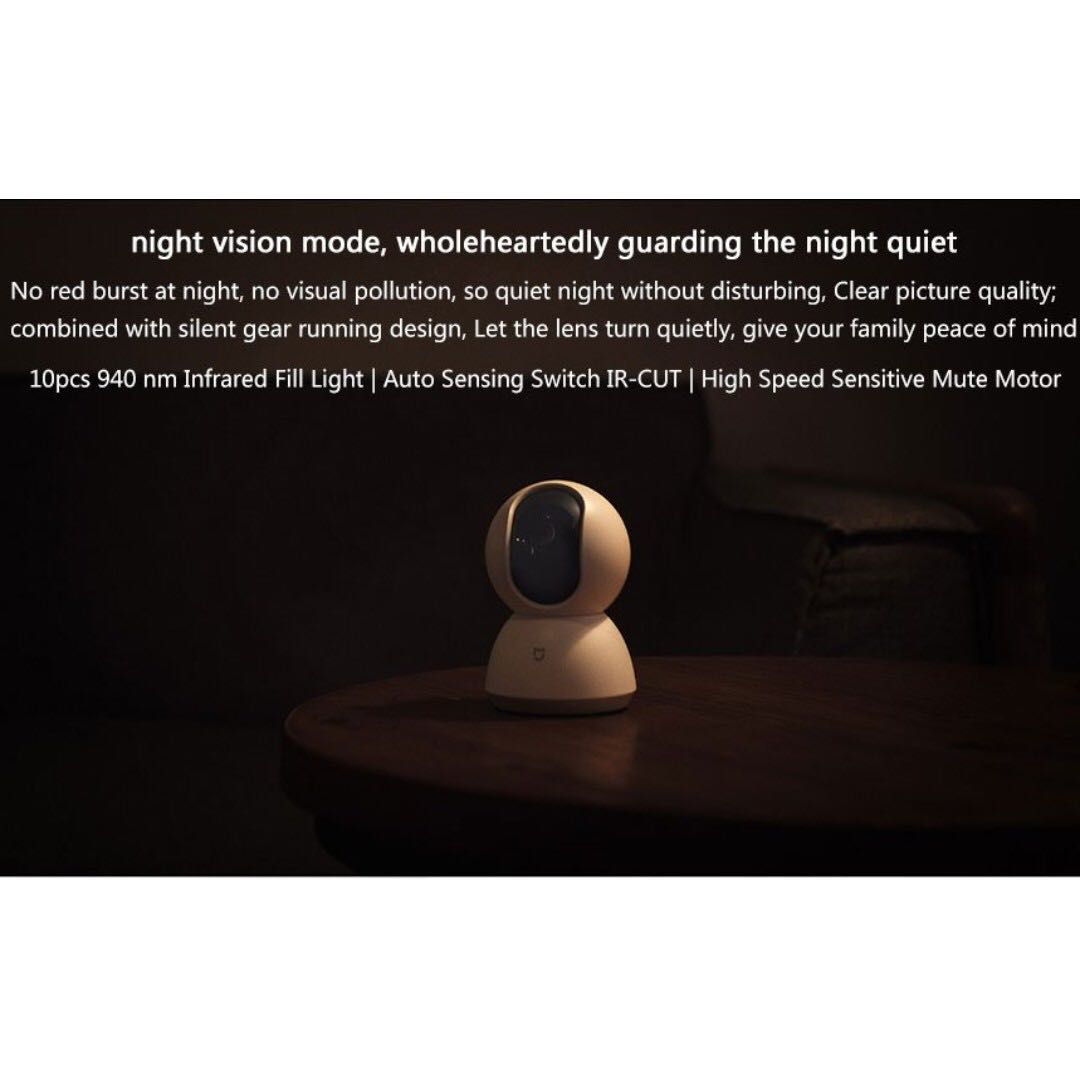 Original Xiaomi Mi Mijia Smart Camera 720P Night Vision CCTV IP