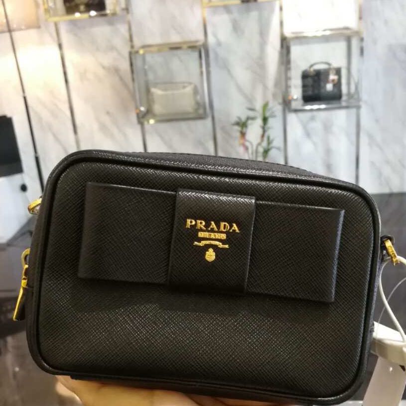 Prada Mini Camera Bag, Luxury, Bags & Wallets on Carousell