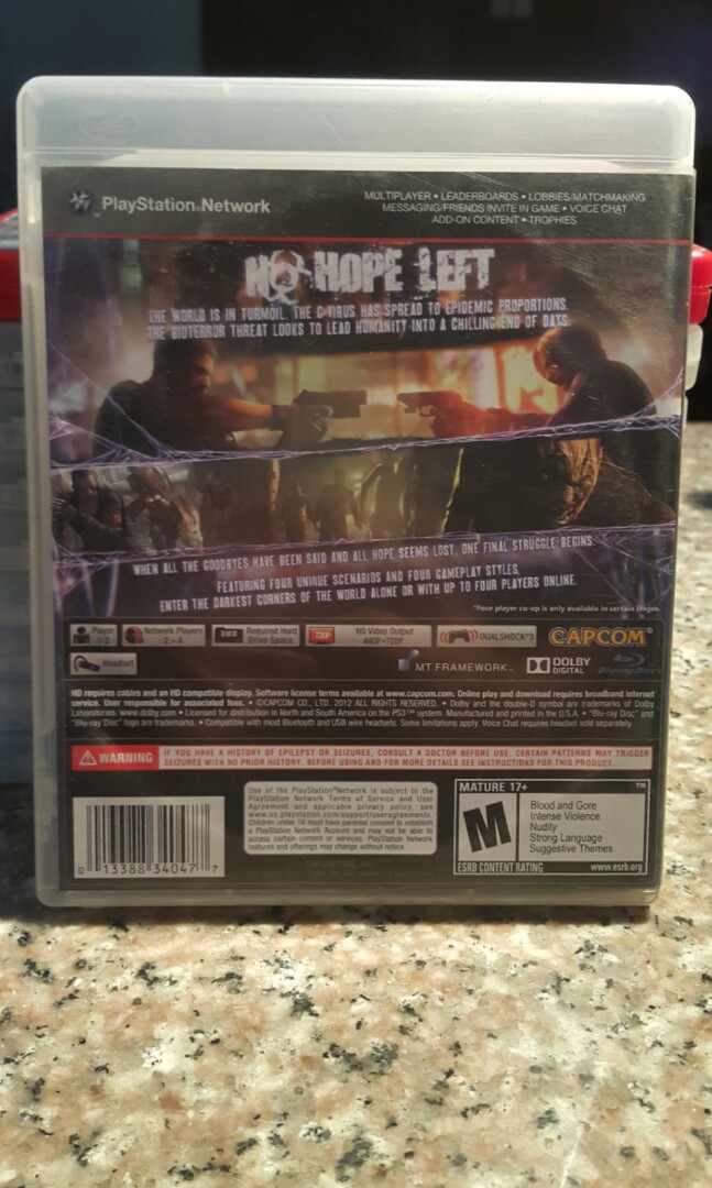 Resident Evil 6 (Category: PlayStation) located in Bacoor. Submitted by itsmereyyy (Listing ID 172203950, Image 2). Description: Slightly used; price is negotiable.
