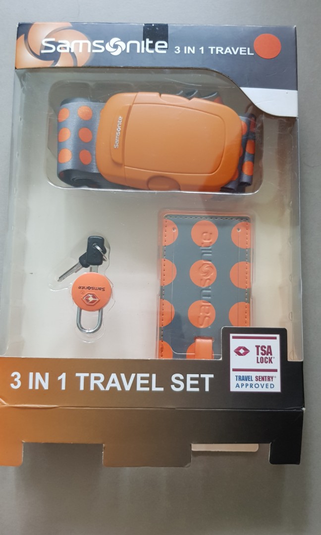 samsonite luggage lock set