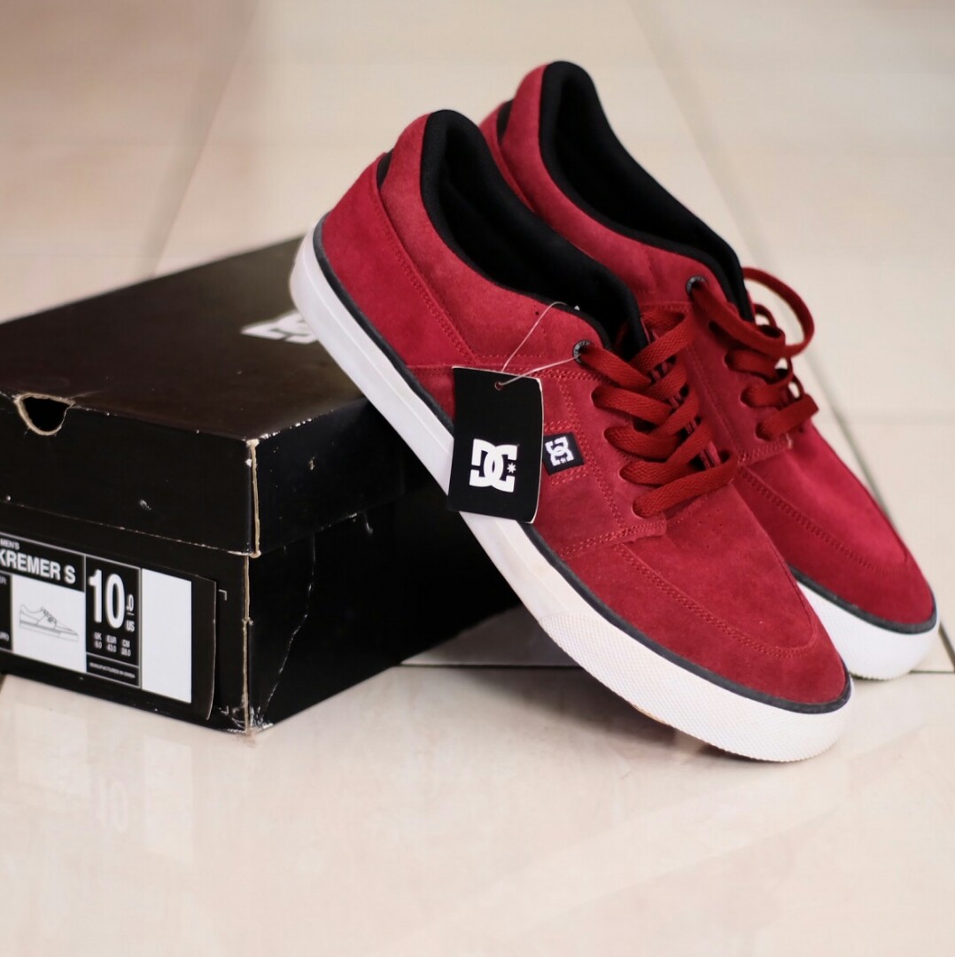 Sepatu Dc Original Fesyen Pria Sepatu Sneakers Di Carousell