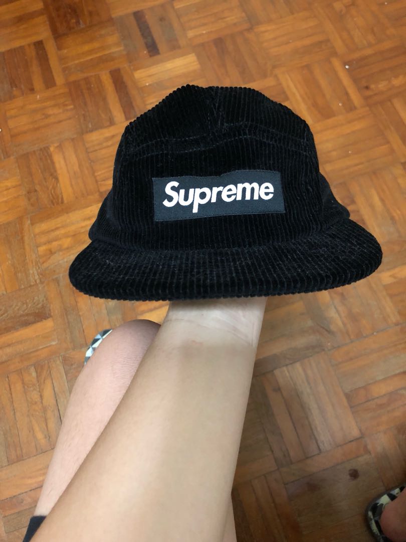 supreme camp cap corduroy