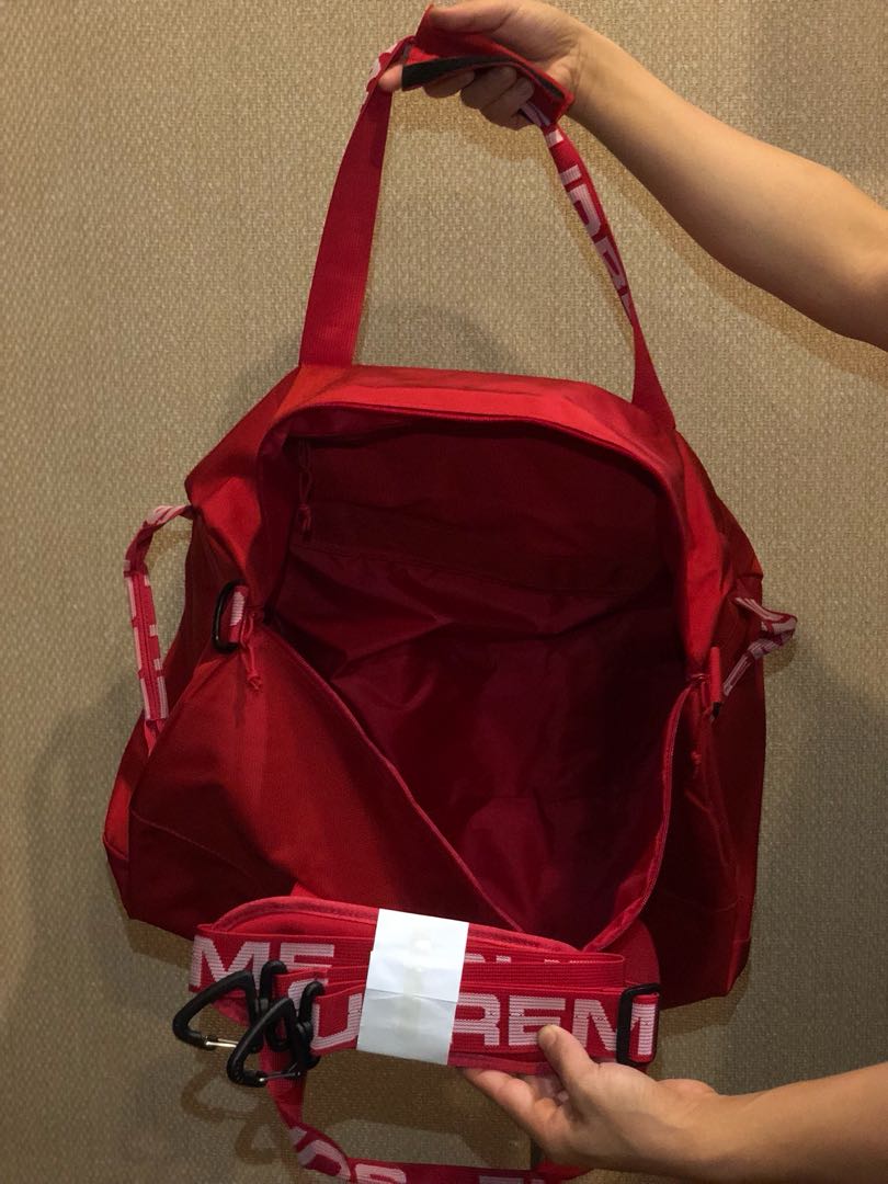 WTB] Supreme Duffle Bag Red SS16 : r/supremeclothing