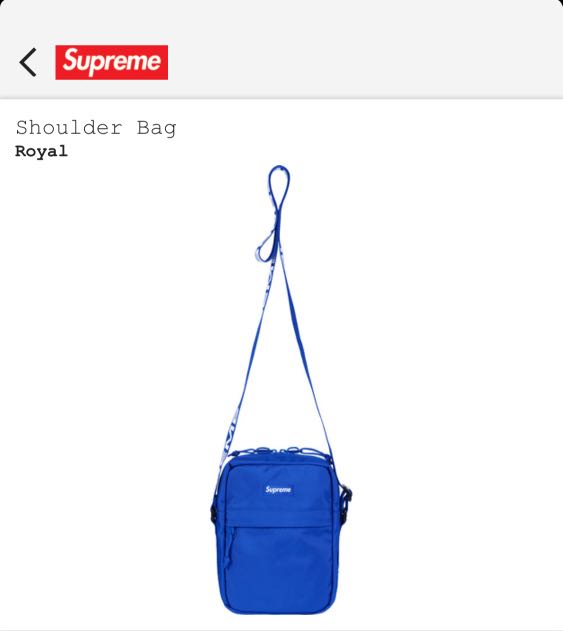 Buy Supreme Backpack 'Royal Blue' - SS18B7 ROYAL BLUE
