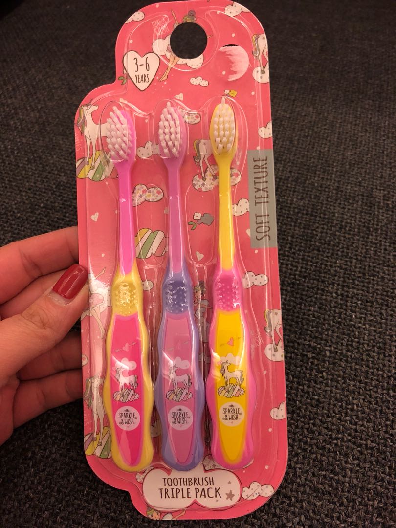 sparkle the unicorn toothbrush