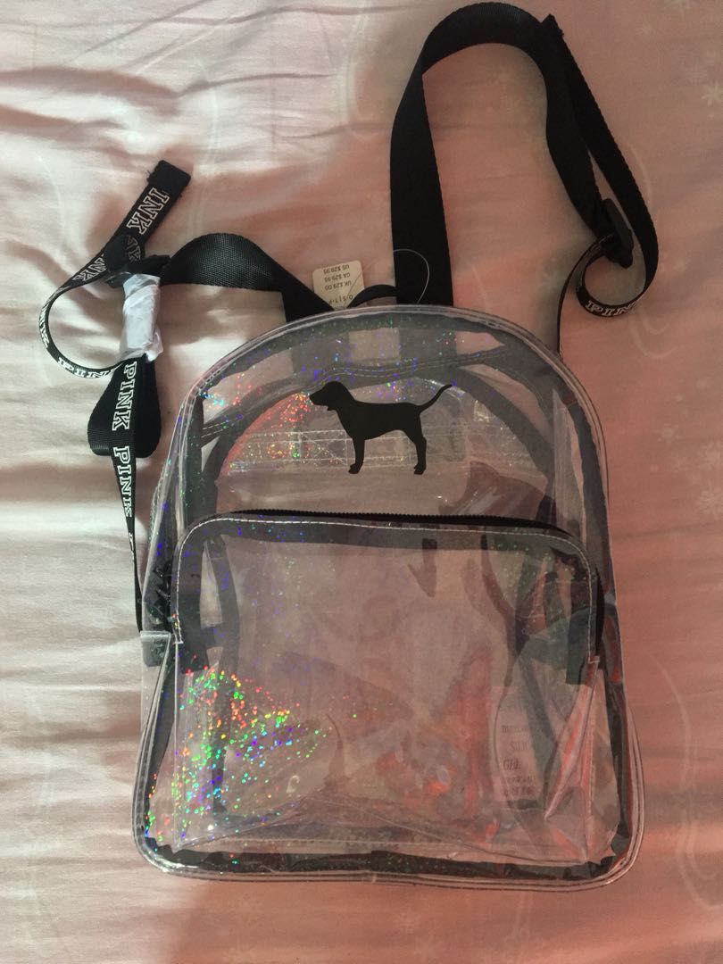 Victoria s Secret PINK Clear Backpack Women s Fashion Bags