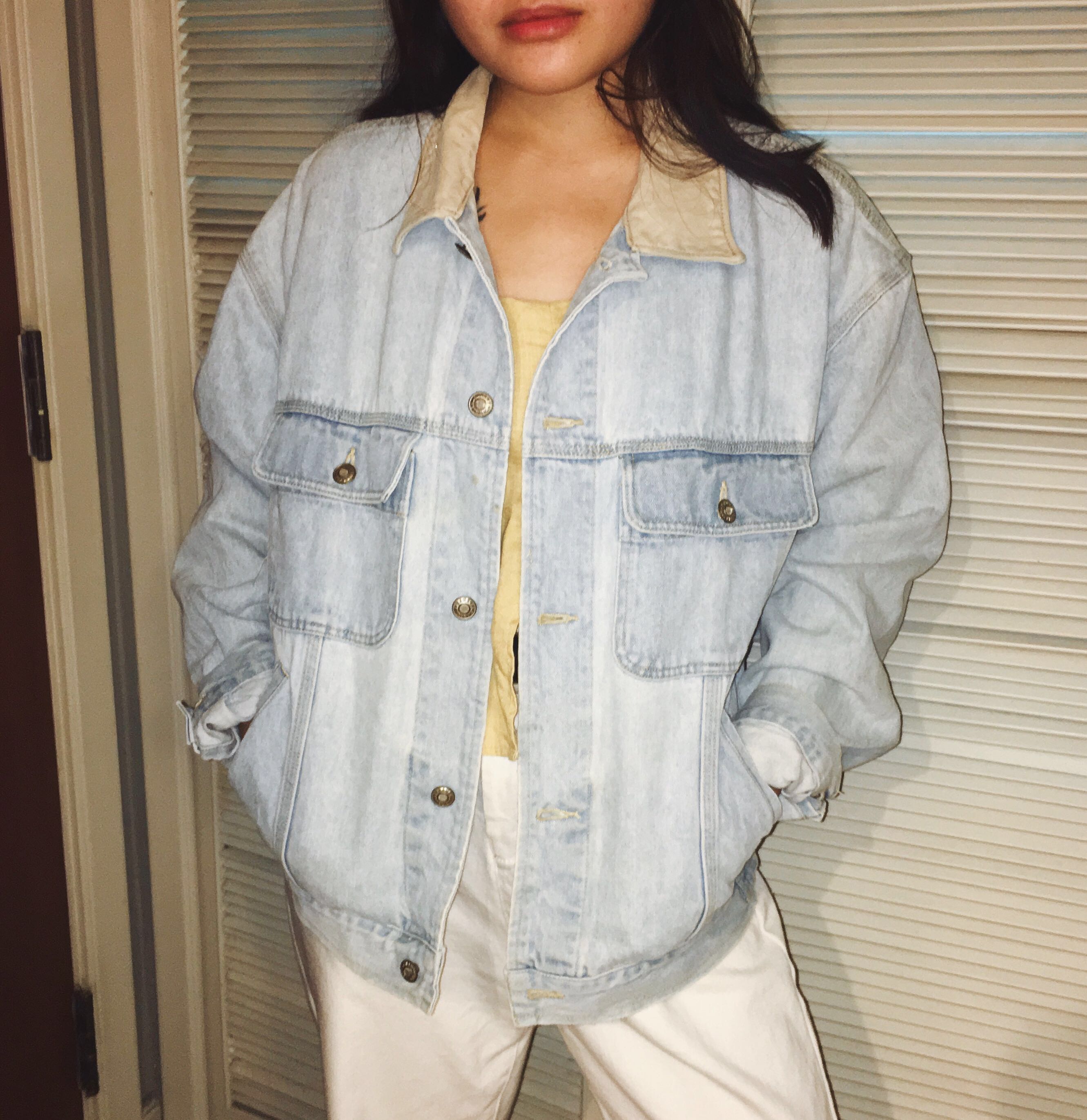 banana republic denim jacket womens