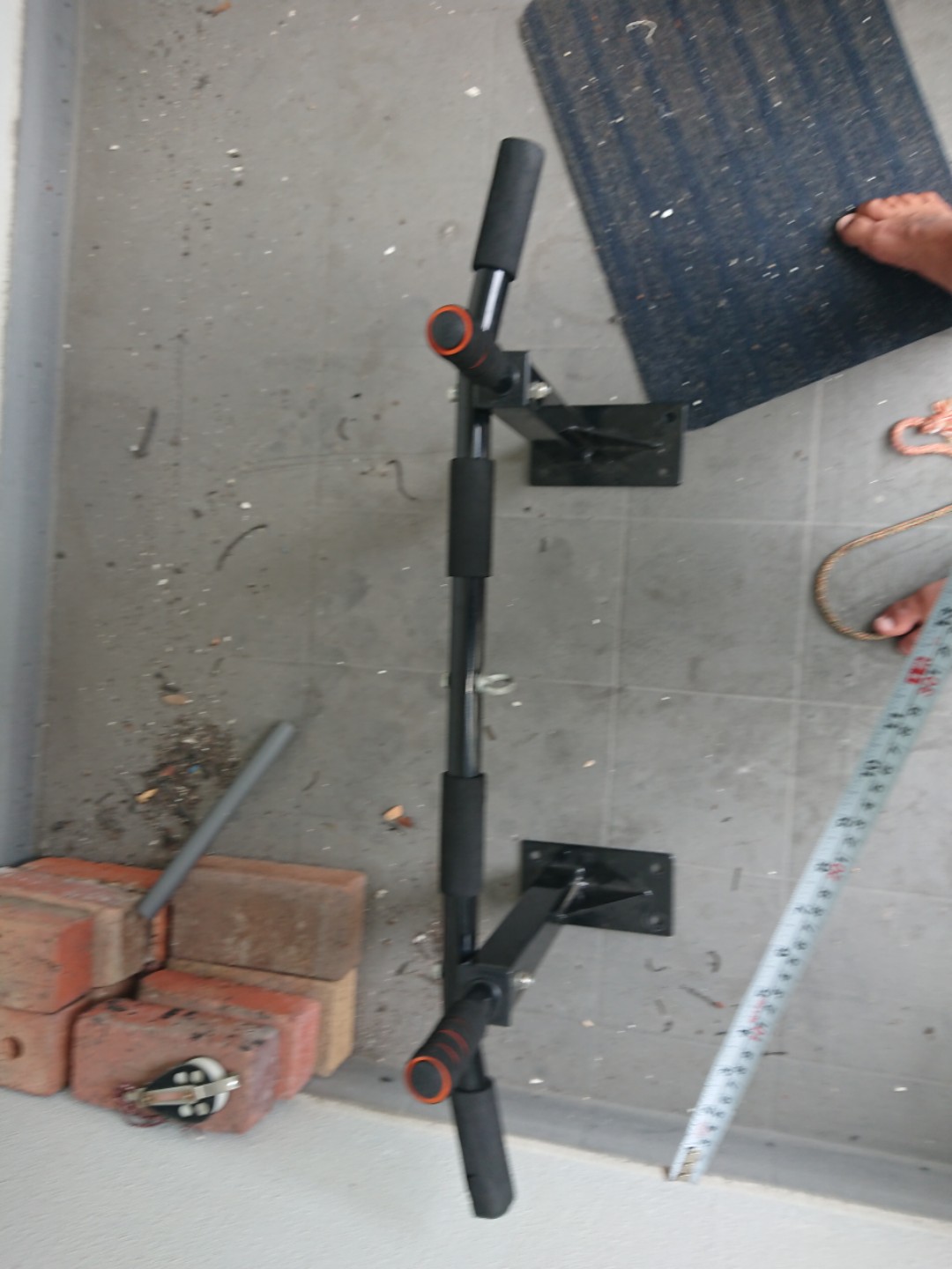 Wall Mounted Pull Up Bar(Screws Provided), Sports Equipment, Exercise