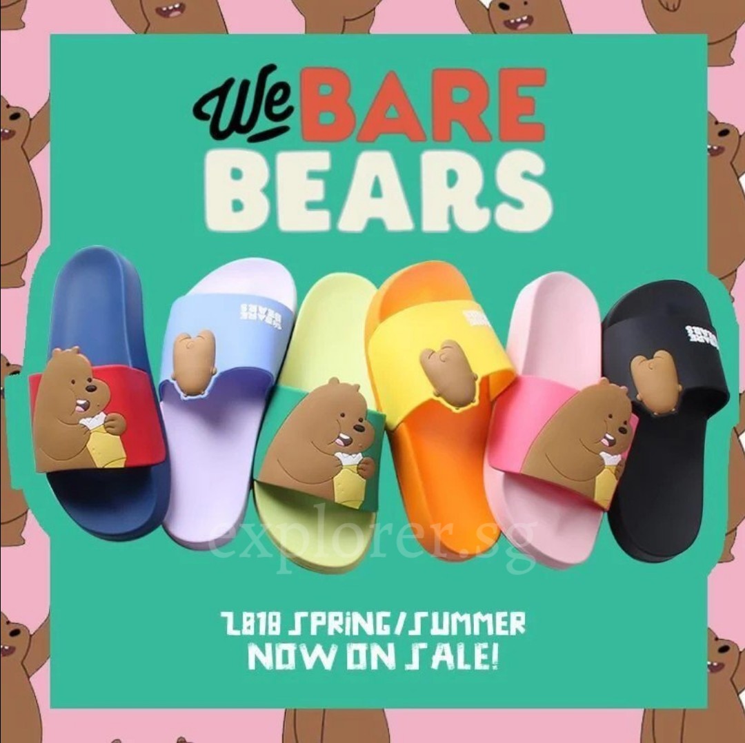 we bare bear slippers