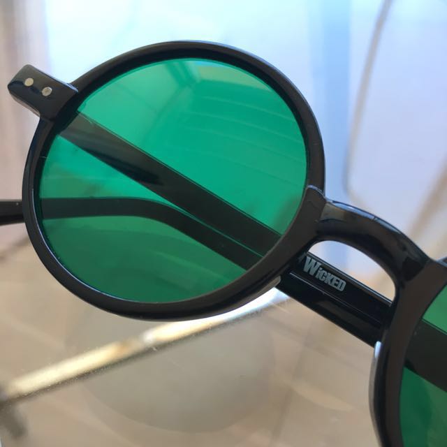WICKED Green Glasses, Women's Fashion, Watches & Accessories, Other