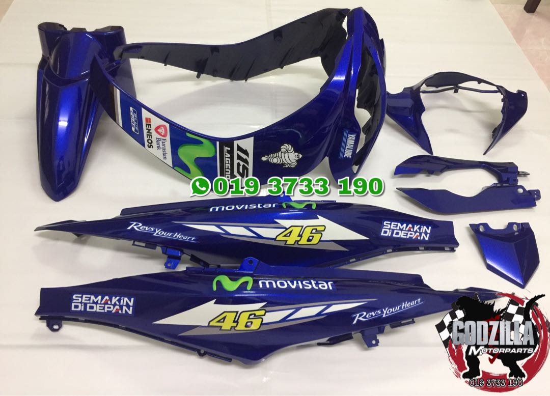 Yamaha Lagenda Srl 115z 115zr 115fi Fuel Injection Movistar Coverset Auto Accessories On Carousell