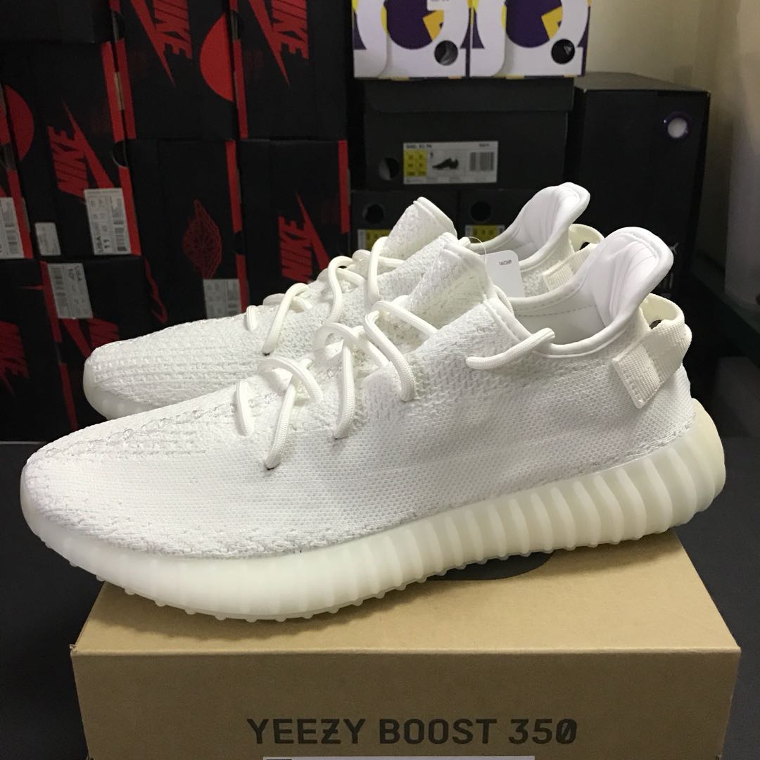 Yeezy Boost 350 V2 Cream White UK 10 Men s Fashion Footwear