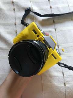Silicone camera case (yellow)
