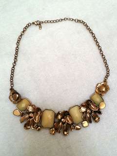 Bronze Flower Necklace