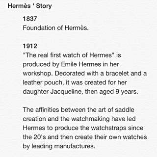 Hermes Watch