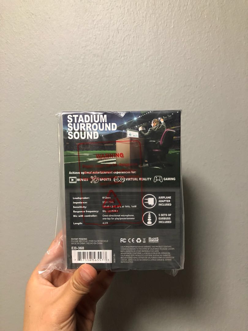 3d 5 1 Virtual Surround Sound Earbud With Premium Sub Bass