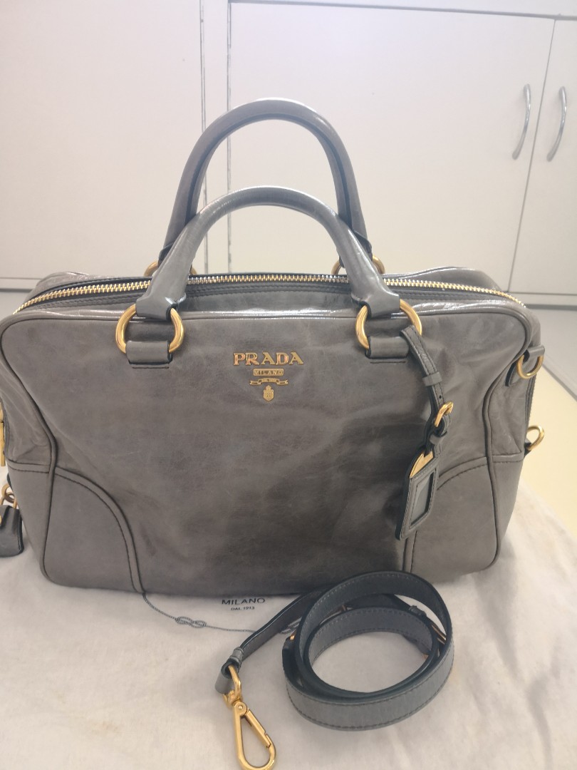 Authentic Prada 2way Leather Bag Luxury Bags Wallets on