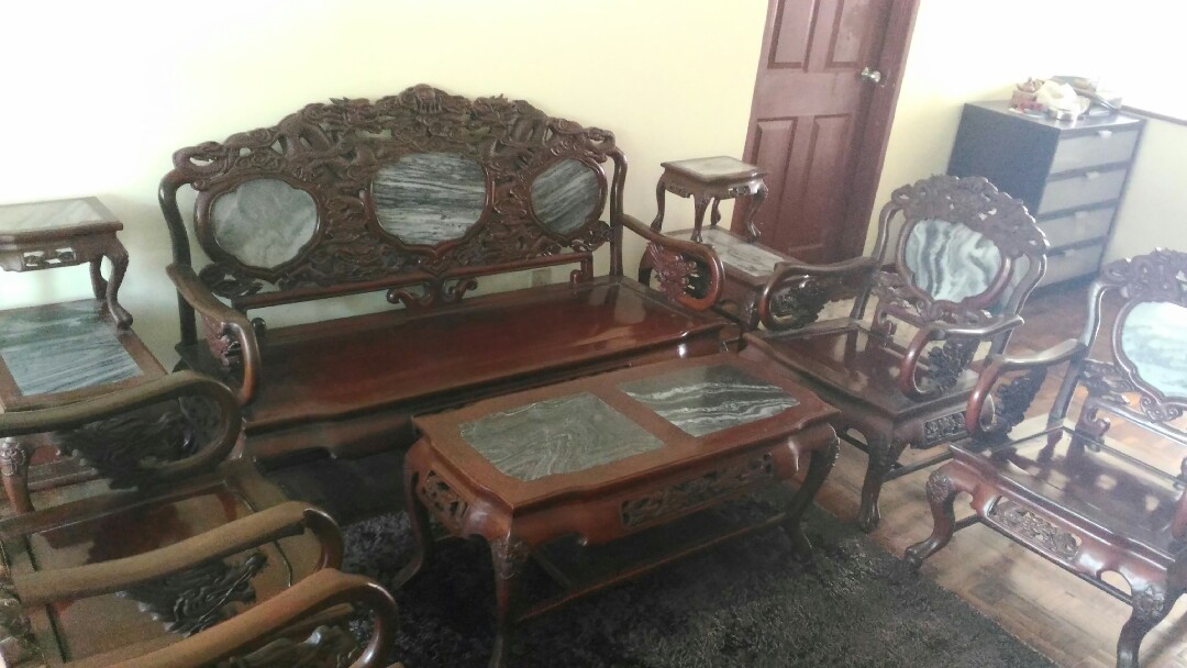 Antique furniture set, Furniture & Home Living, Kitchenware & Tableware