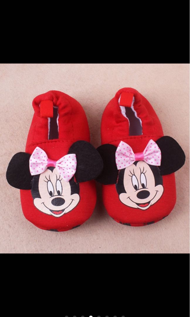 minnie baby shoes