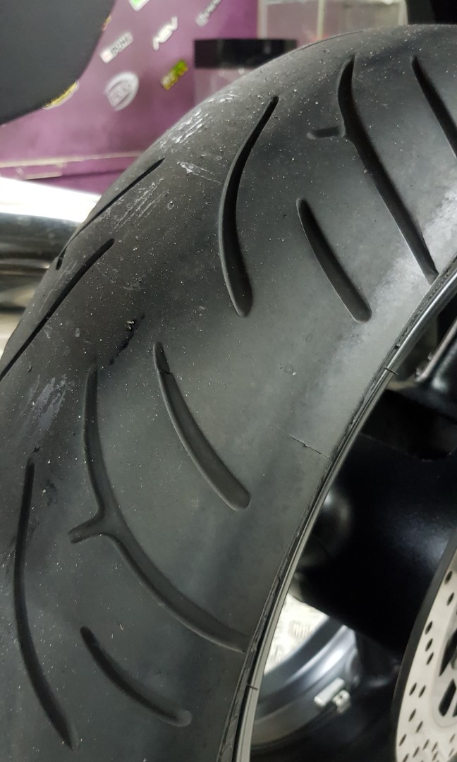 Bridgestone Battlax BT-023, Motorcycles, Motorcycle Accessories on ...