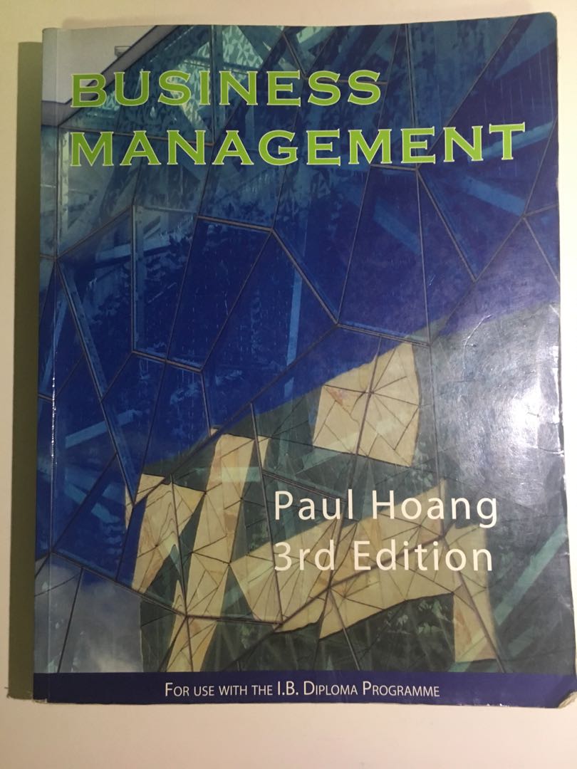 Business Management Paul Hoang 3rd Edition Books Stationery