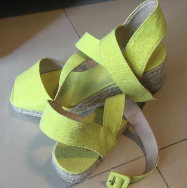 Castaner yellow shop espadrilles