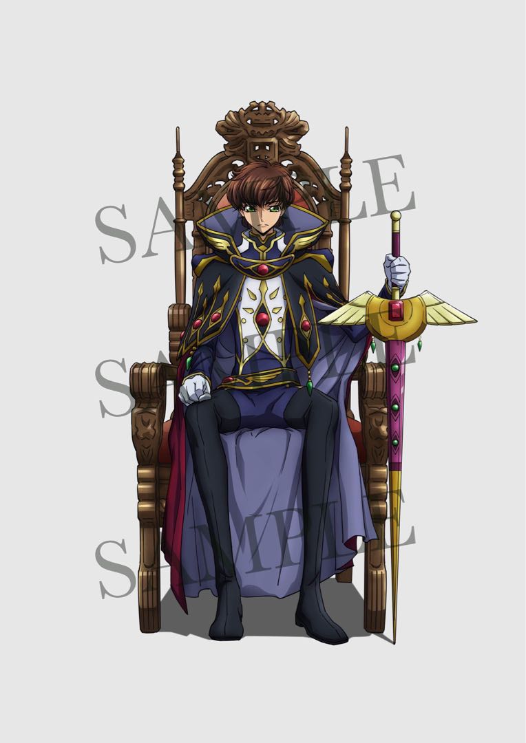 CODE GEASS コードギアス反逆のルルーシュIII 皇道複製原画3種【SIZE