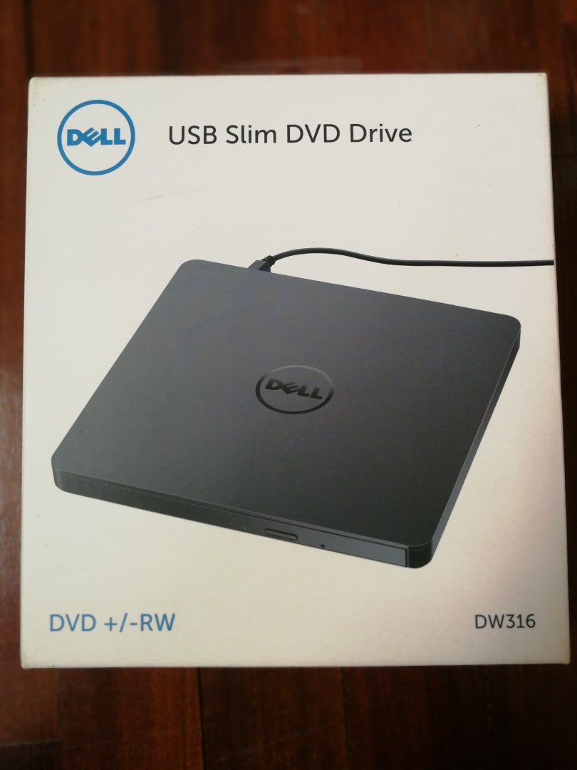 Dell USB Slim DVD Drive, Computers & Tech, Parts & Accessories, Hard