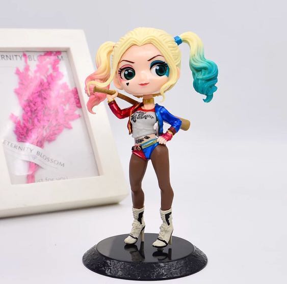 Disney Harley Quinn Cake Topper Figurine Toy Fondant Toppers Suicide Squad Figure Birthday Not Qposket Decoration Toys Games Bricks Figurines On Carousell
