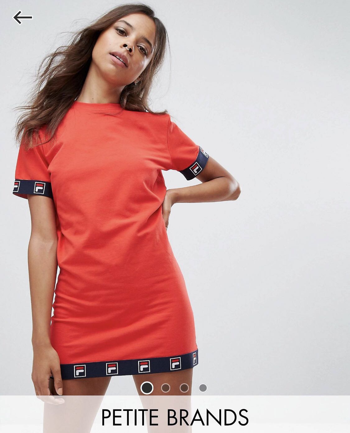 t shirt dress fila