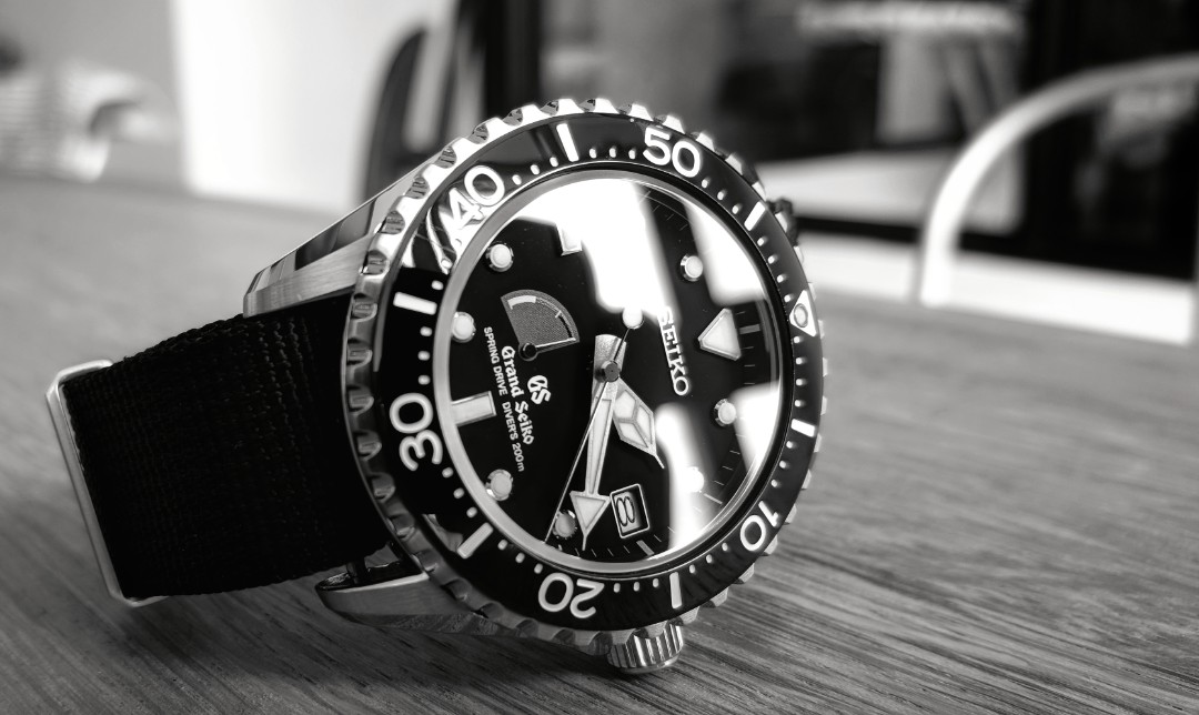 Grand seiko spring drive diver sbga029 shop