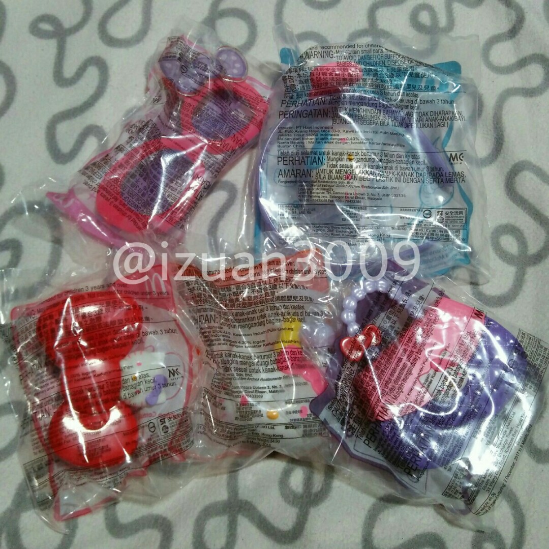 Hello Kitty McDonald's Happy Meal Toys, Hobbies & Toys, Toys & Games on