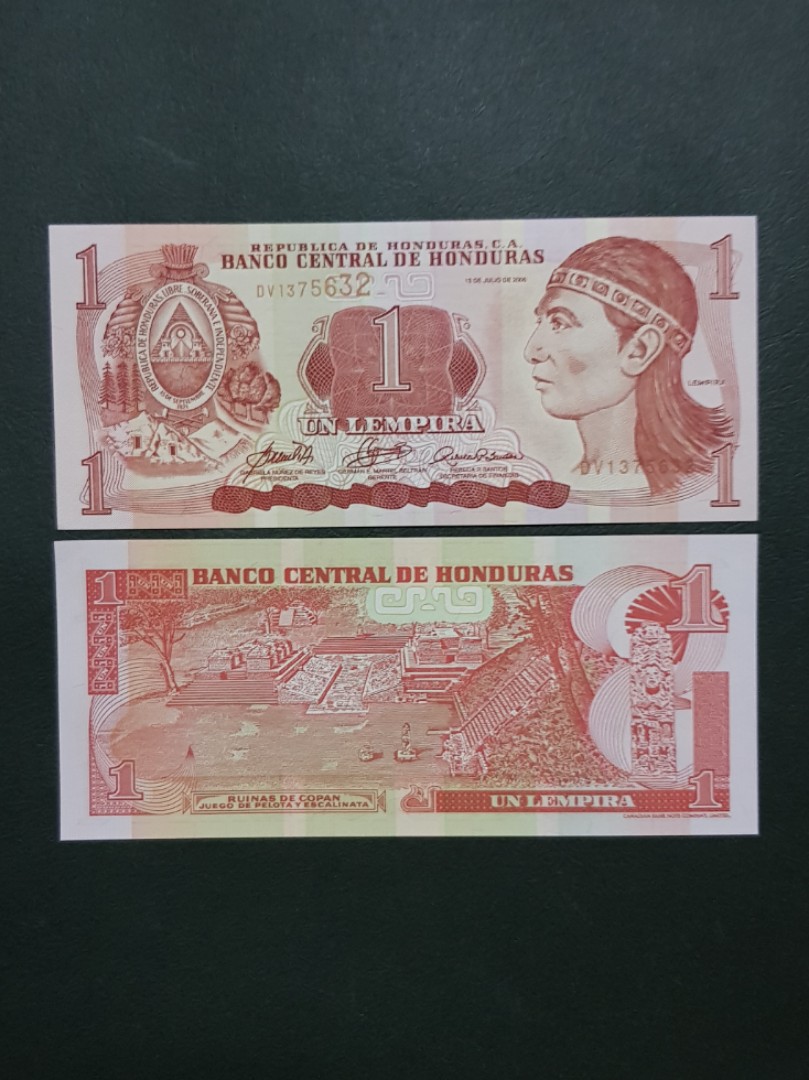 Honduras 1 Lempira Antiques Currency On Carousell