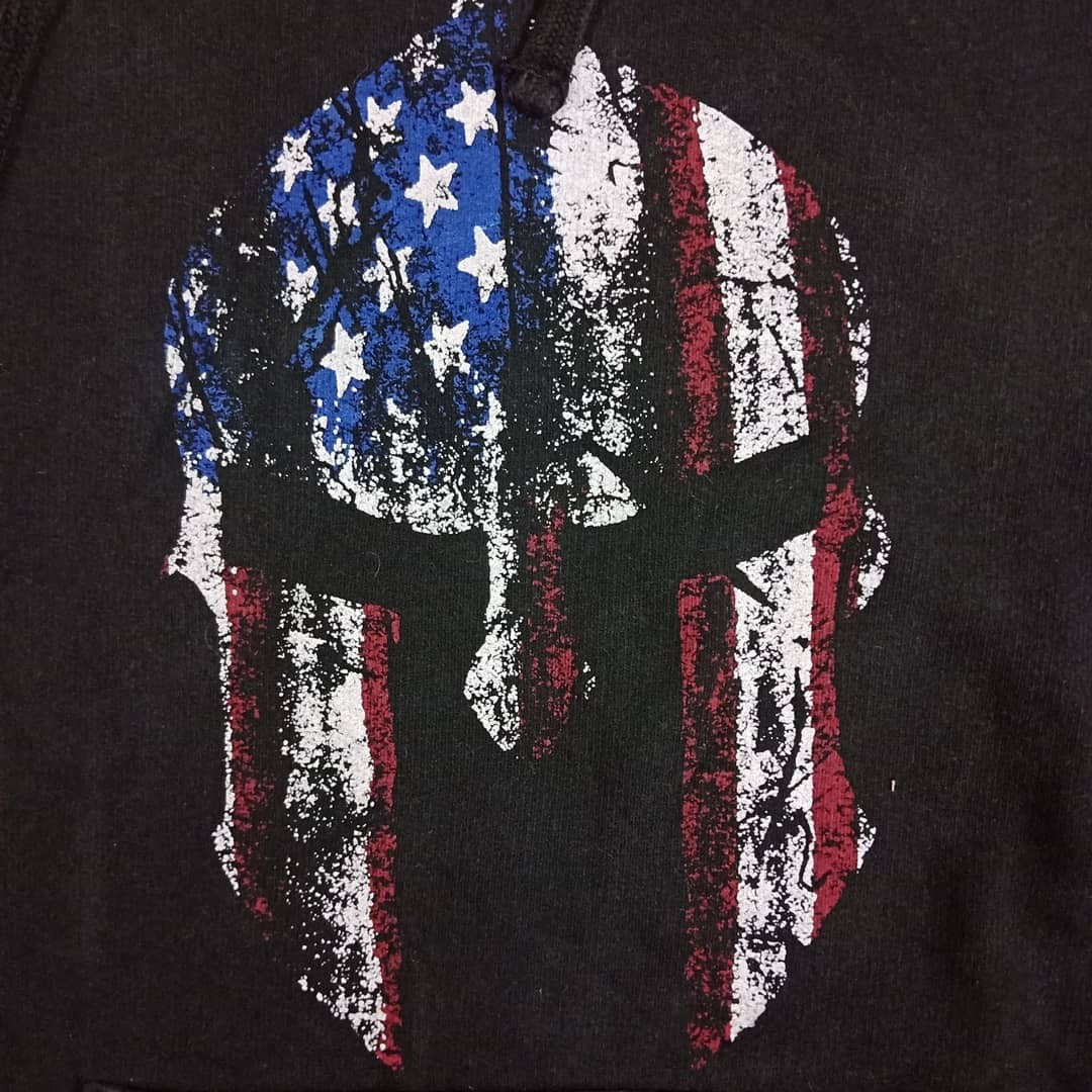 Hoodie GRUNT STYLE AMERICAN SPARTAN Original Fesyen Pria Pakaian