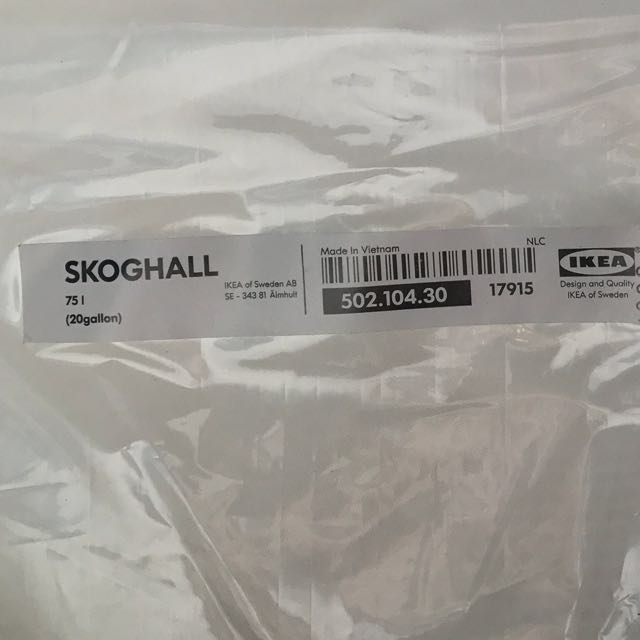 Unfolding & Folding Ikea Skoghall Laundry Basket 