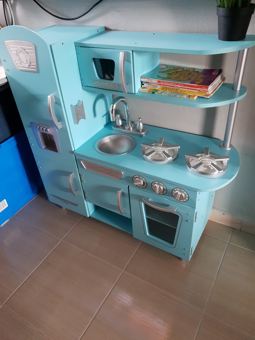 kidkraft kitchen blue