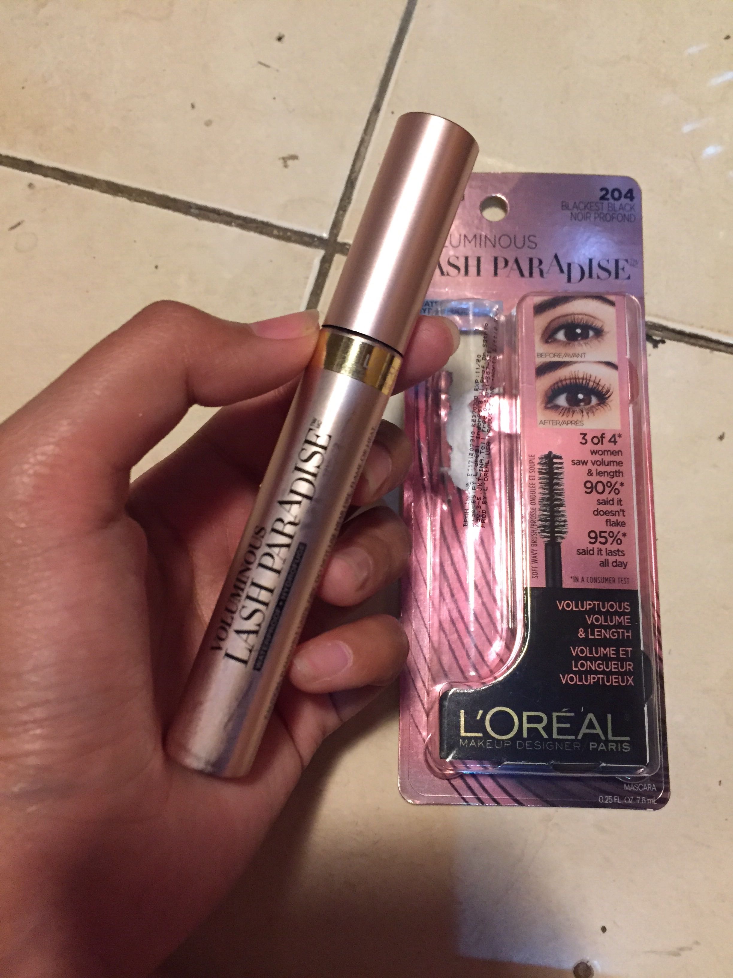 Loreal Lash Paradise Mascara Kesehatan Kecantikan Rias Wajah Di Carousell