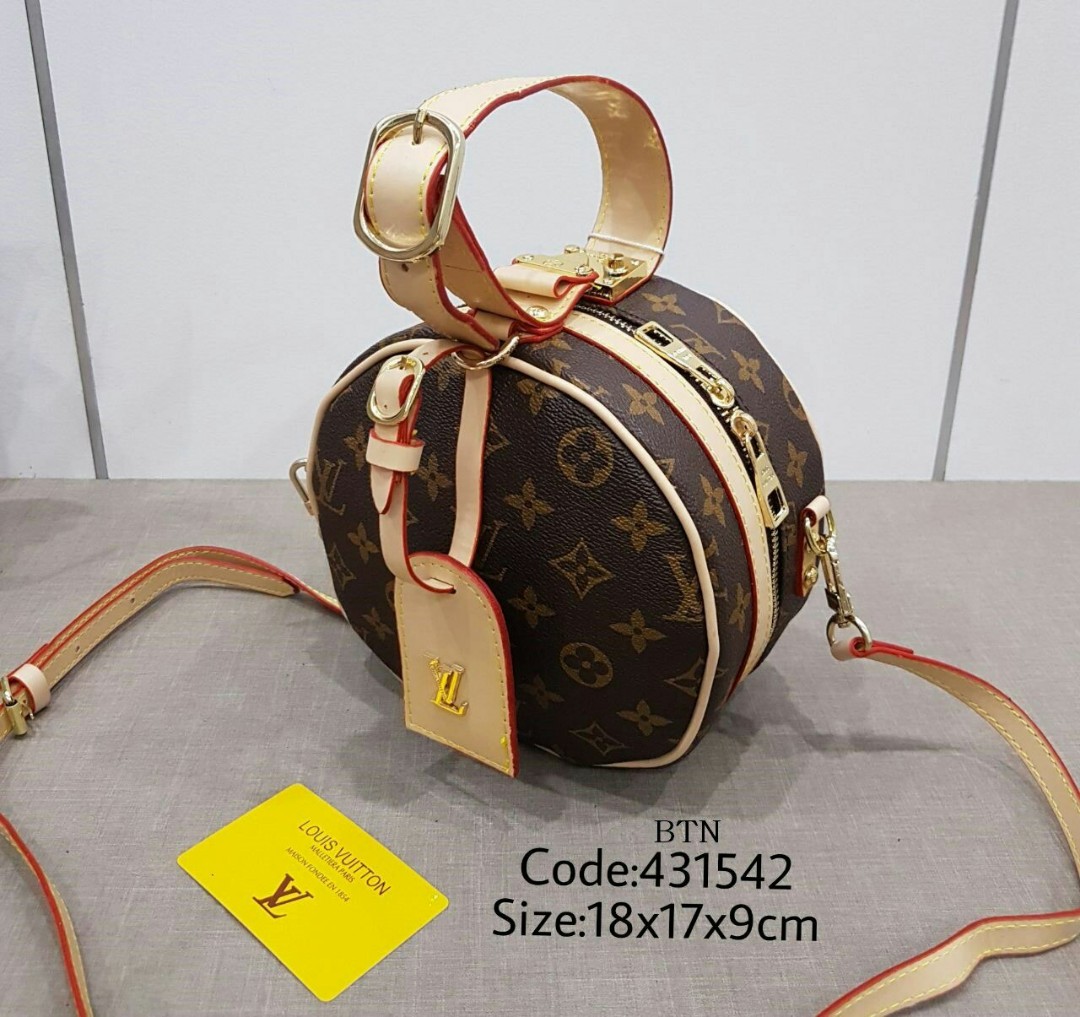 lv round sling bag