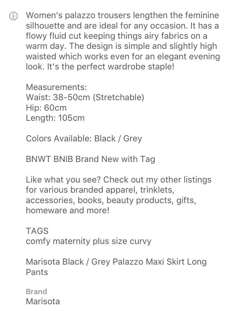 Marisota Grey Palazzo Pants Women S Fashion Clothes Pants Jeans Shorts On Carousell Visit us now and discover why we're plus size and. carousell