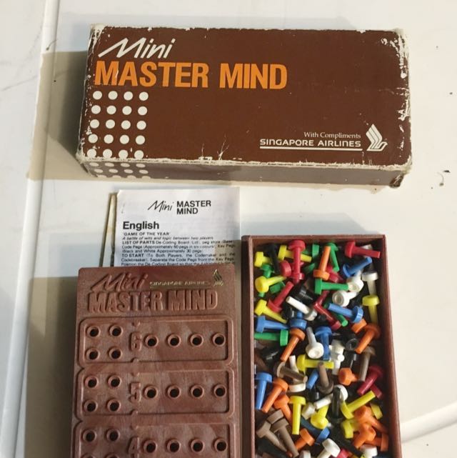 Mini Master Mind, Hobbies & Toys, Memorabilia & Collectibles, Vintage ...