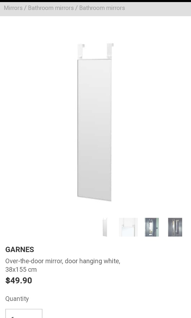 Ikea Over The Door Mirrornull