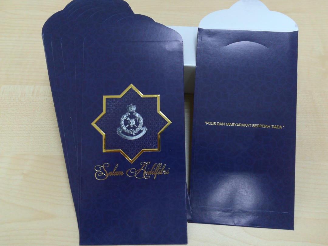 Pdrm Sampul Duit Raya 2018 Design Craft Others On Carousell