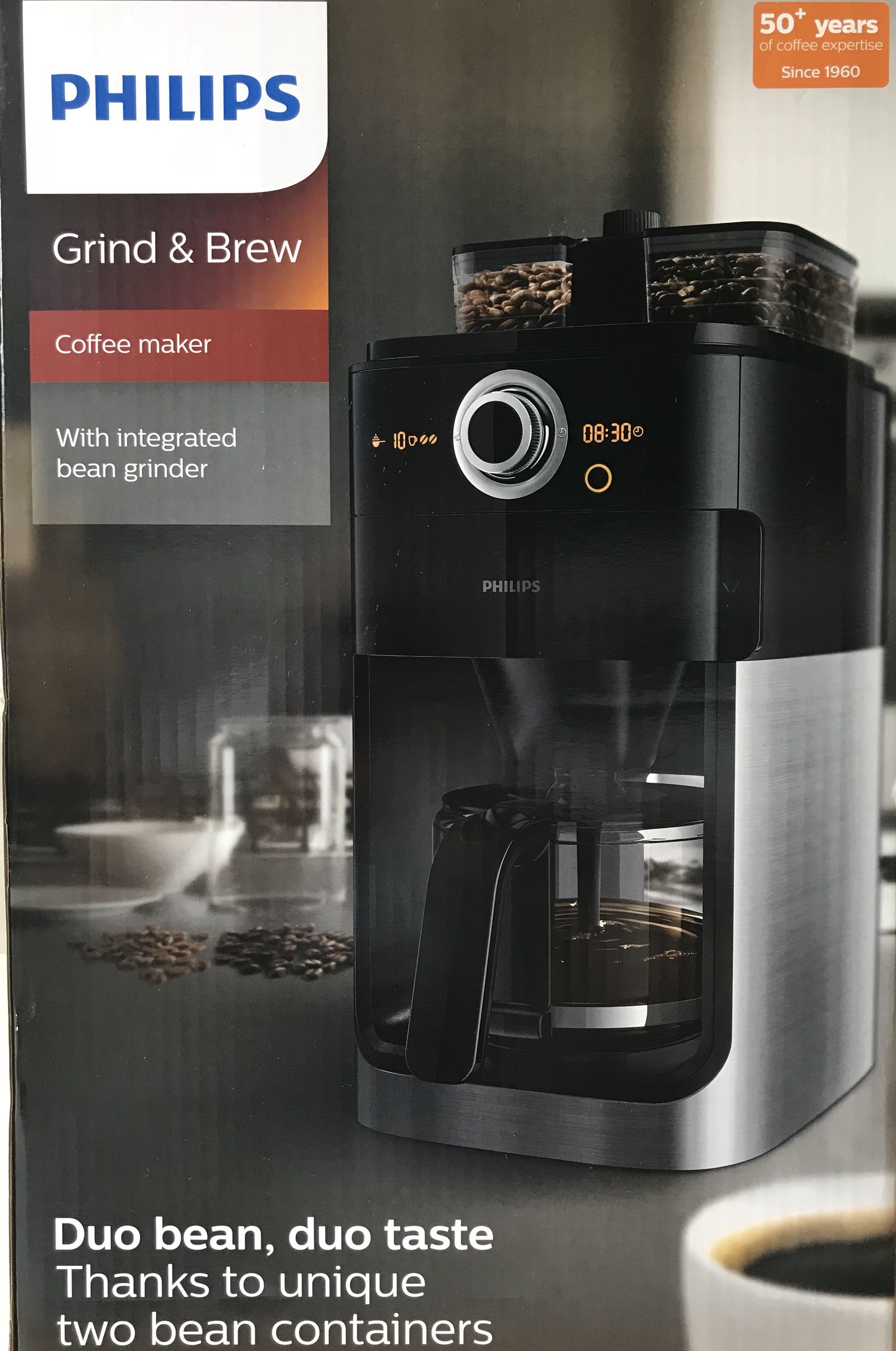 Philips Coffee Maker - Grind \u0026 Brew, TV 