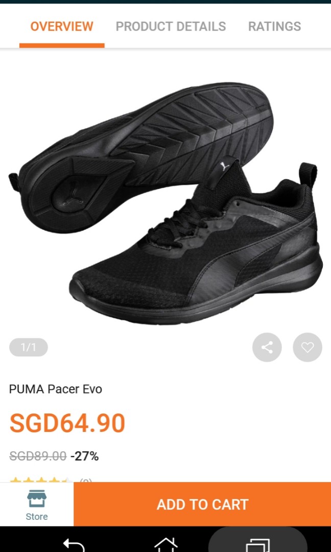 Puma online pacer evo