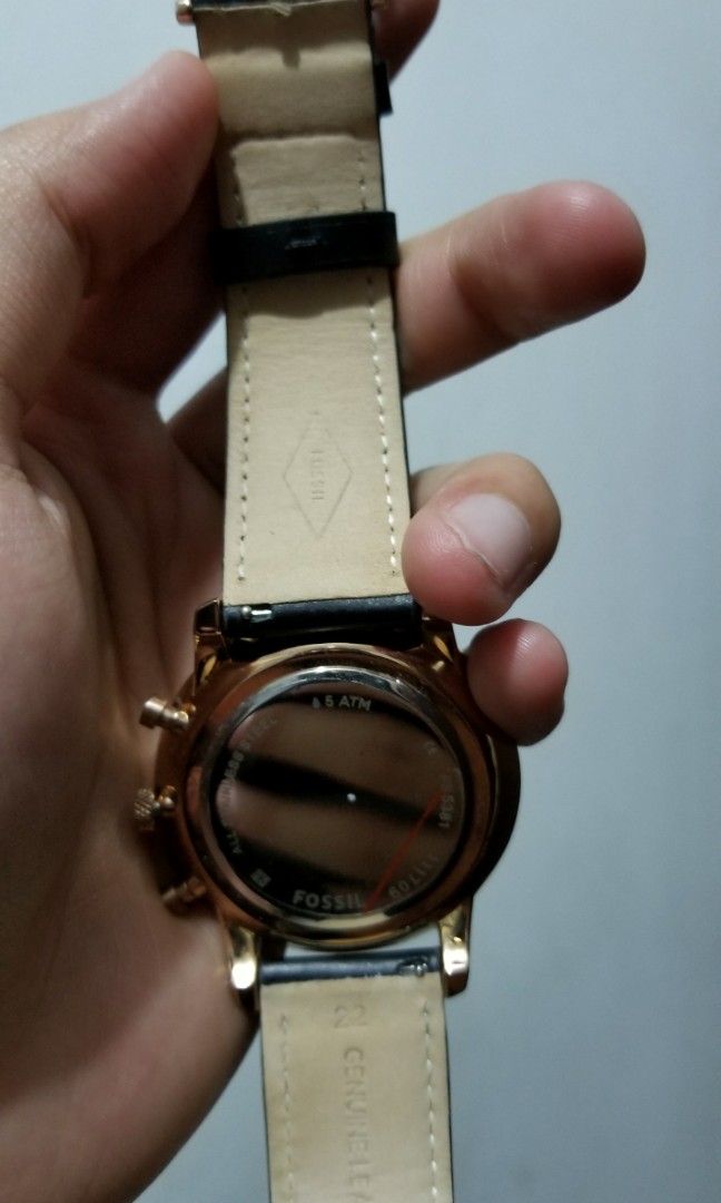 SELL JUAL JAM TANGAN KULIT LEATHER PRIA FOSSIL FS5381 FS 5381