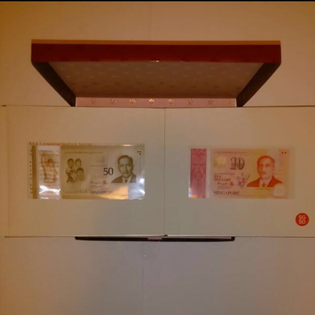 SG50 Notes Set (Category: Currency) located in Singapore. Submitted by zeetrading (Listing ID 42707251, Image 2). Description: Brand new Standard SG50 notes set Extra set at home. Quote your offers :) Deal at Kallang mrt..