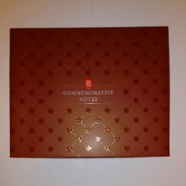 SG50 Notes Set (Category: Currency) located in Singapore. Submitted by zeetrading (Listing ID 42707251, Image 1). Description: Brand new Standard SG50 notes set Extra set at home. Quote your offers :) Deal at Kallang mrt..