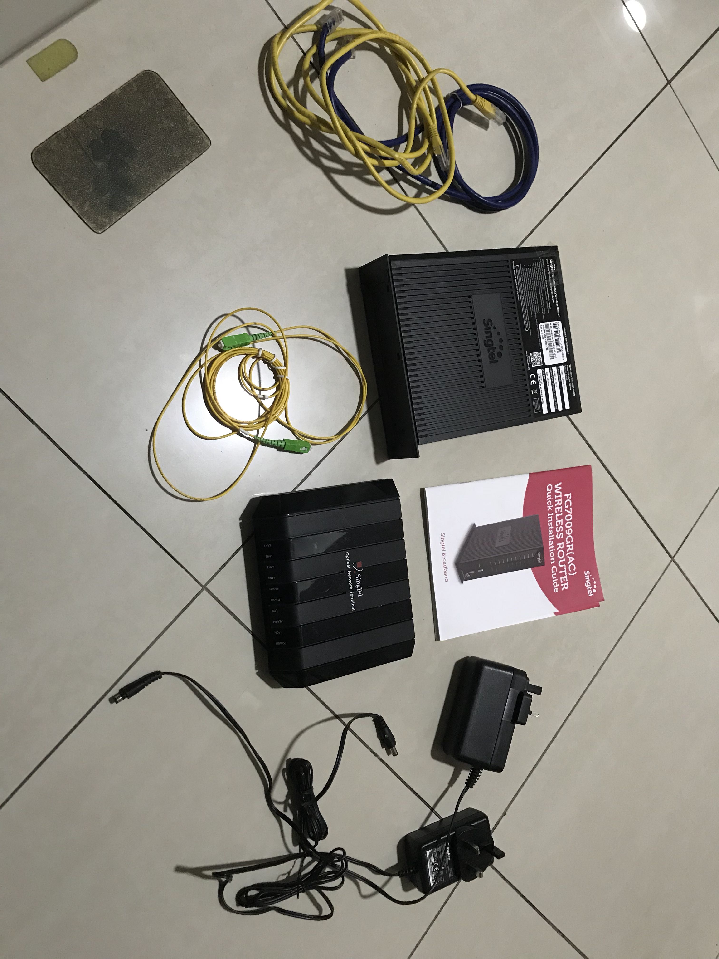 Singtel Router Otp Complete Set Electronics Others On Carousell