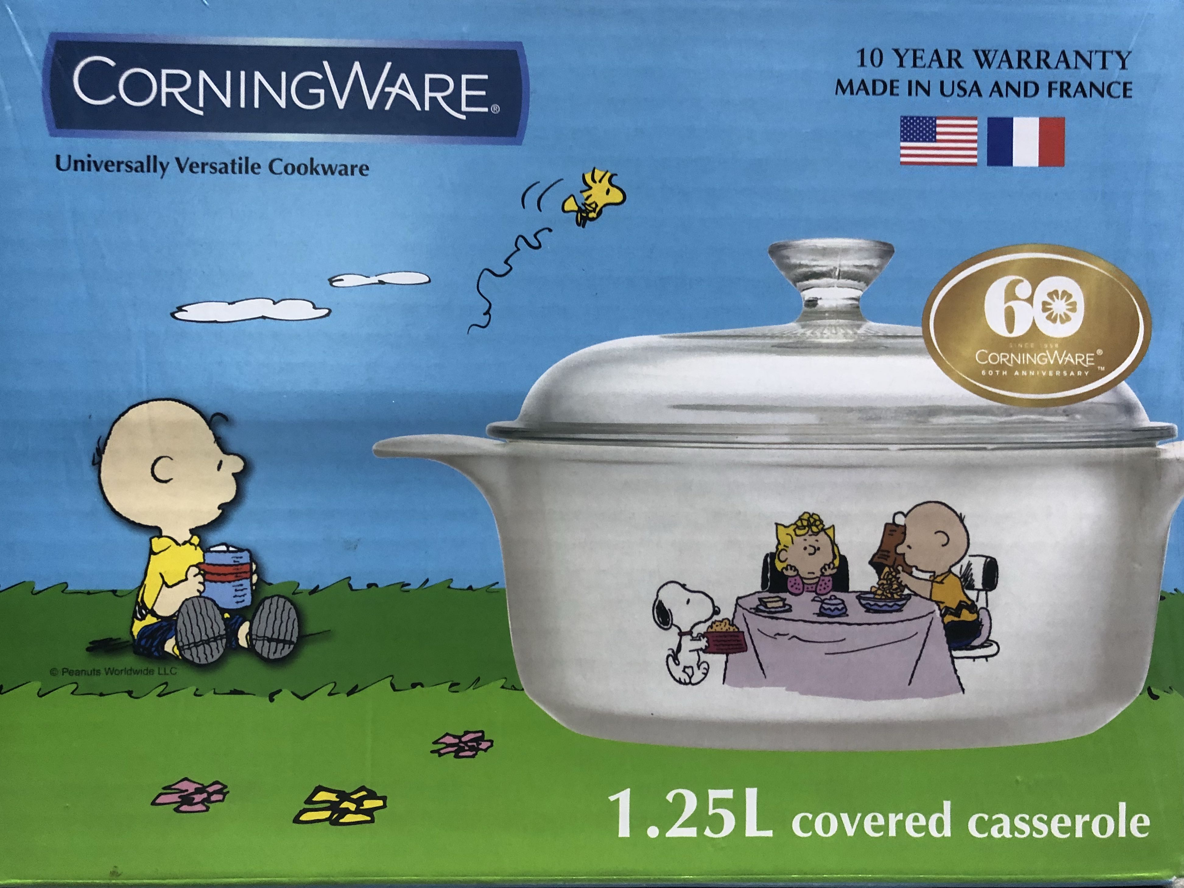 Snoopy Corningware cookware casserole pot Limited Edition - 1.25L ...